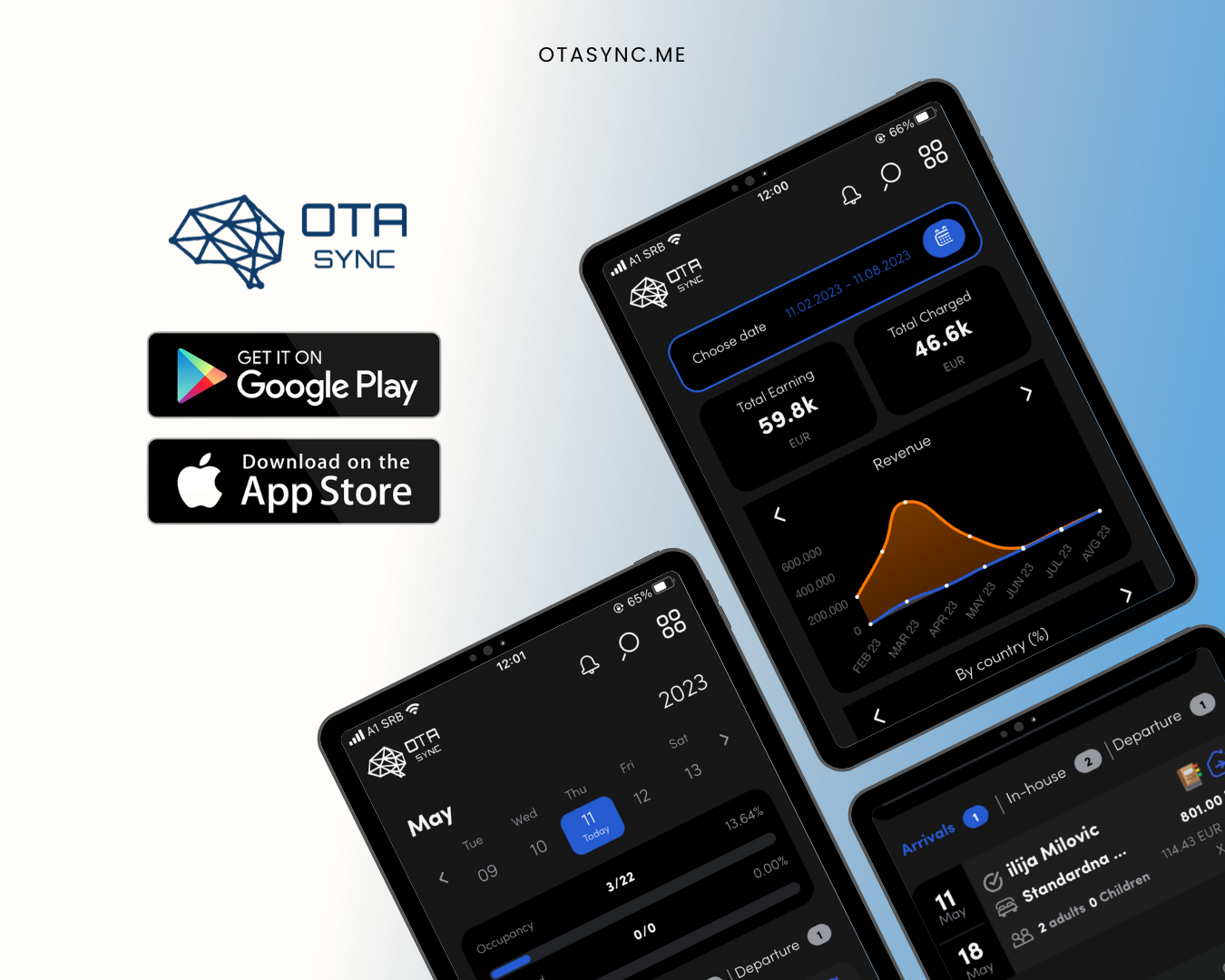 screenshot of OTA Sync